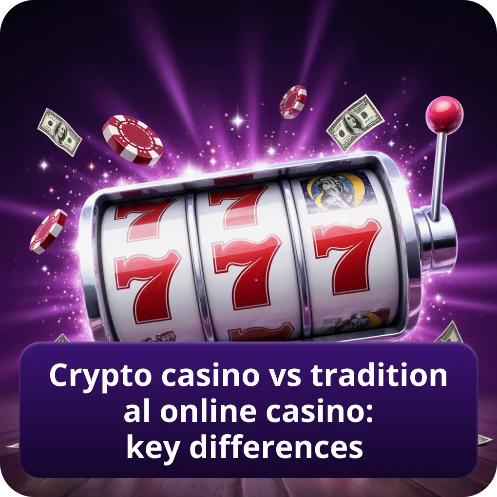 Crypto casino vs traditional online casino: key differences